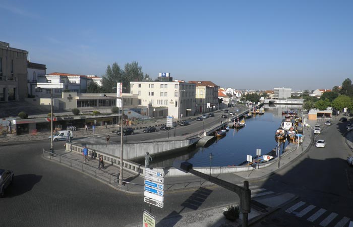 Vista de la ría desde una habitación del hotel Aveiro Palace visitar Aveiro