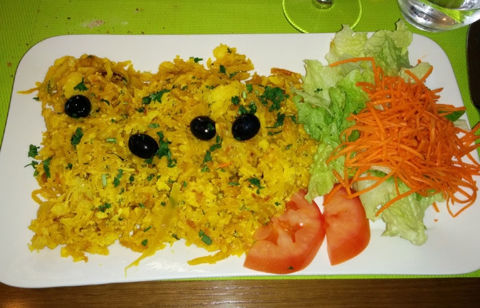 Bacalao a brás de Quinta Prado Verde Vilar Formoso