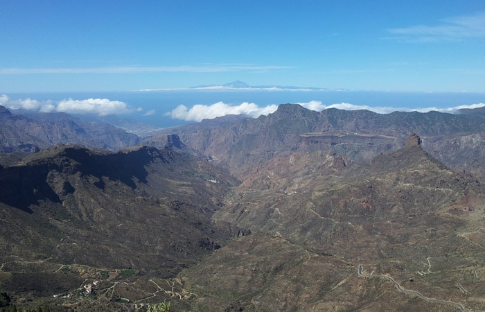 Vista del Teide desde el Roque Nublo