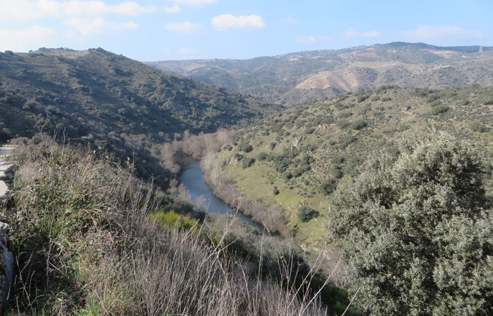 El Tormes, poco antes de verter sus agua en el Duero Ambasaguas