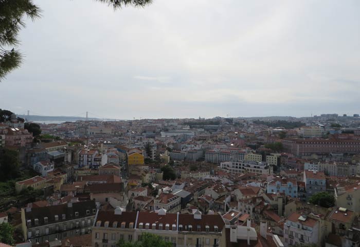 Panorámica desde el Mirador de Gracia miradores de Lisboa