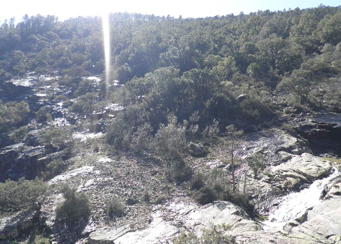Panorámica desde lo alto de la Cascada del Chorro