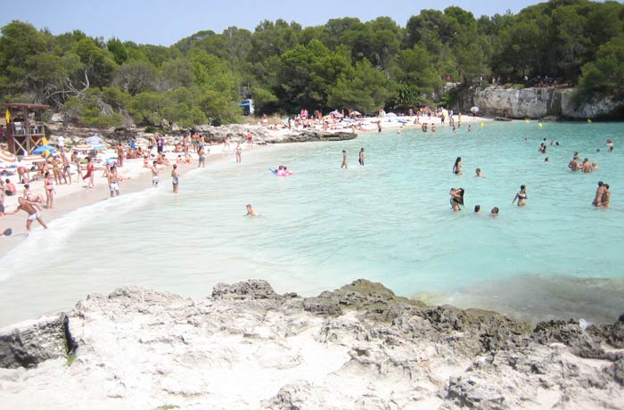 Cala Turqueta mejores calas de Menorca