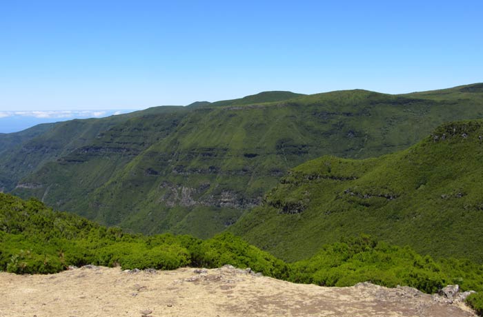 Vistas desde el aparcamiento de Rabaçal levada das 25 fontes