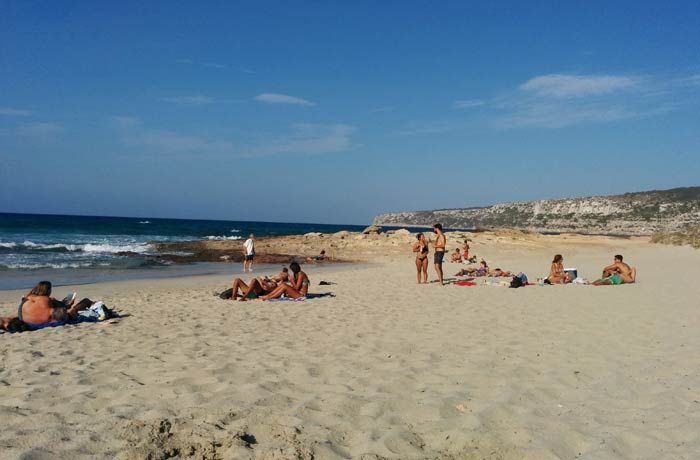 Tranquilidad en una de las playas de Ses Platjetes