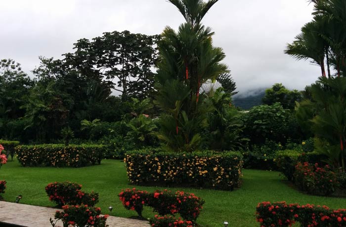 Jardines del hotel Villas Vilma