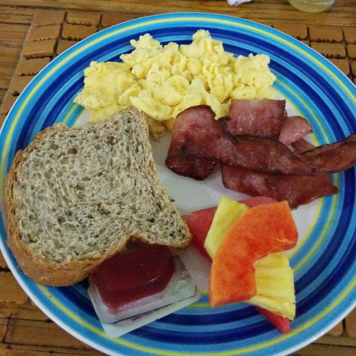 Desayuno del hotel Plaza Yara