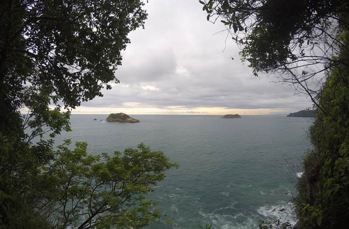 Uno de los miradores del sendero Punta Catedral Parque Nacional Manuel Antonio