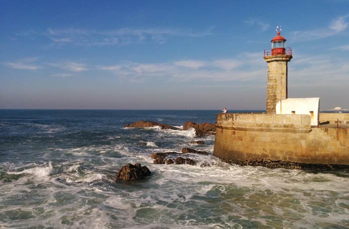 Faro de Felgueiras desembocadura del Duero