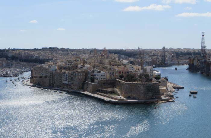 Senglea desde La Valeta