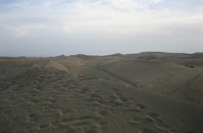 El excepcional paisaje de las Dunas de Maspalomas