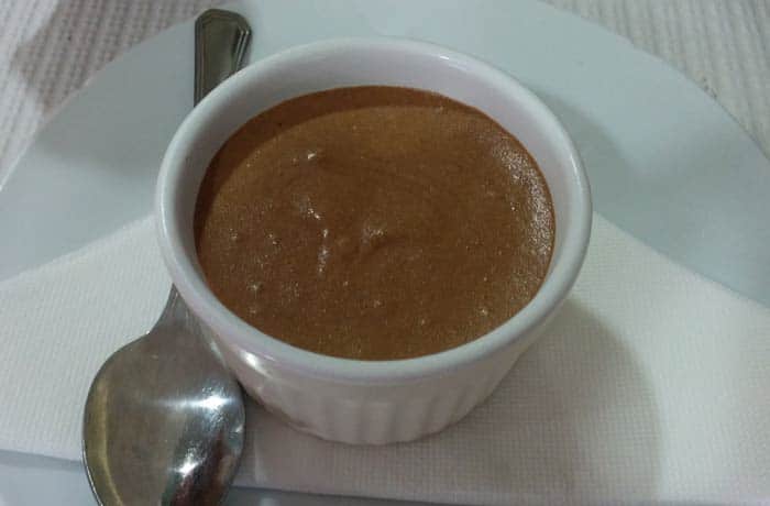 Mousse de chocolate comer en Furadouro