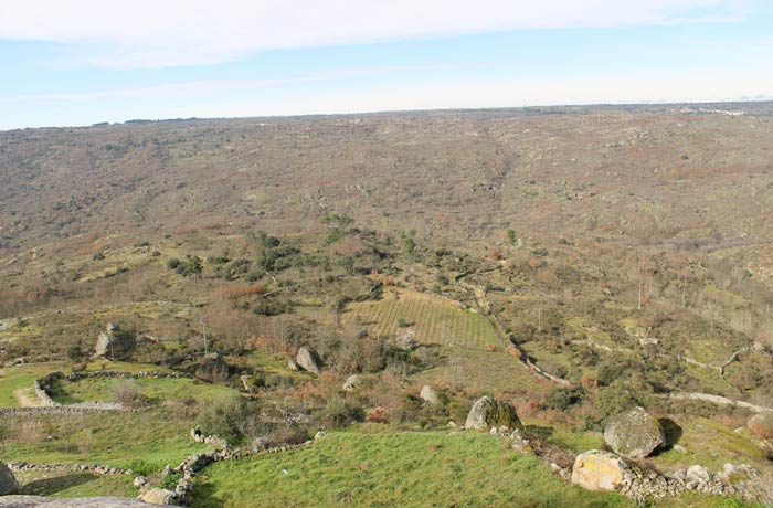 Vistas del valle del río Coa desde Castelo Bom