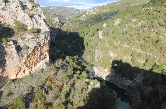 El Júcar, desde el Ventano del Diablo Cuenca en tres días