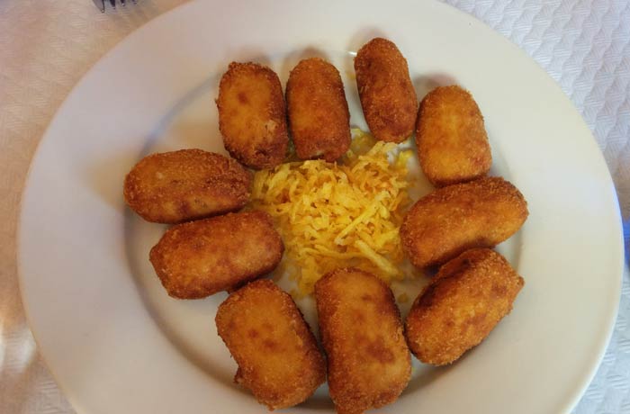 Croquetas de carne comer Ciudad Encantada