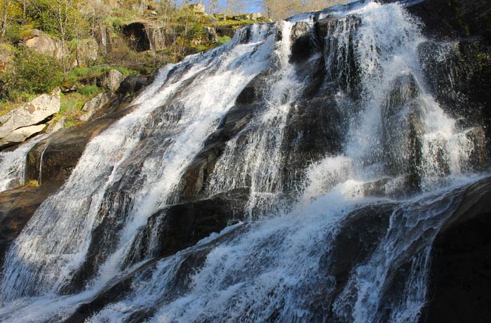 Detalle de la Cascada del Caozo
