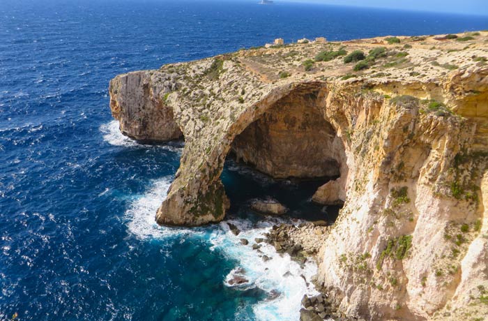 La Gruta Azul de Malta