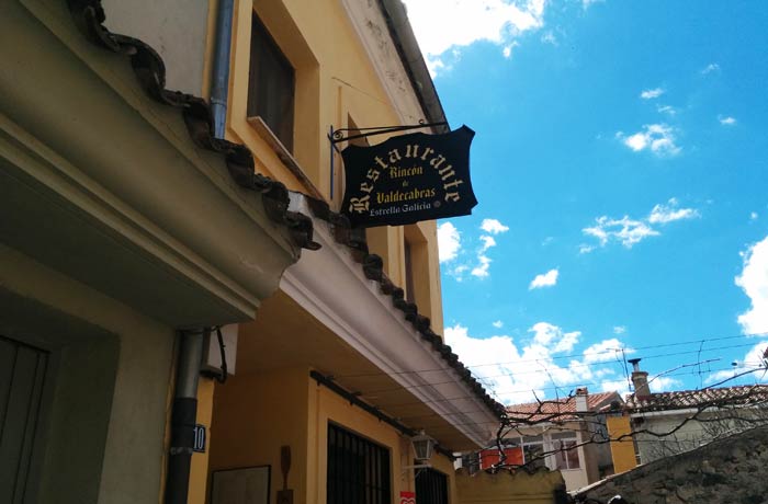 Restaurante Rincón de Valdecabras comer Ciudad Encantada
