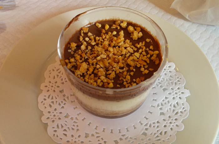 Tartaleta de chocolate comer Ciudad Encantada