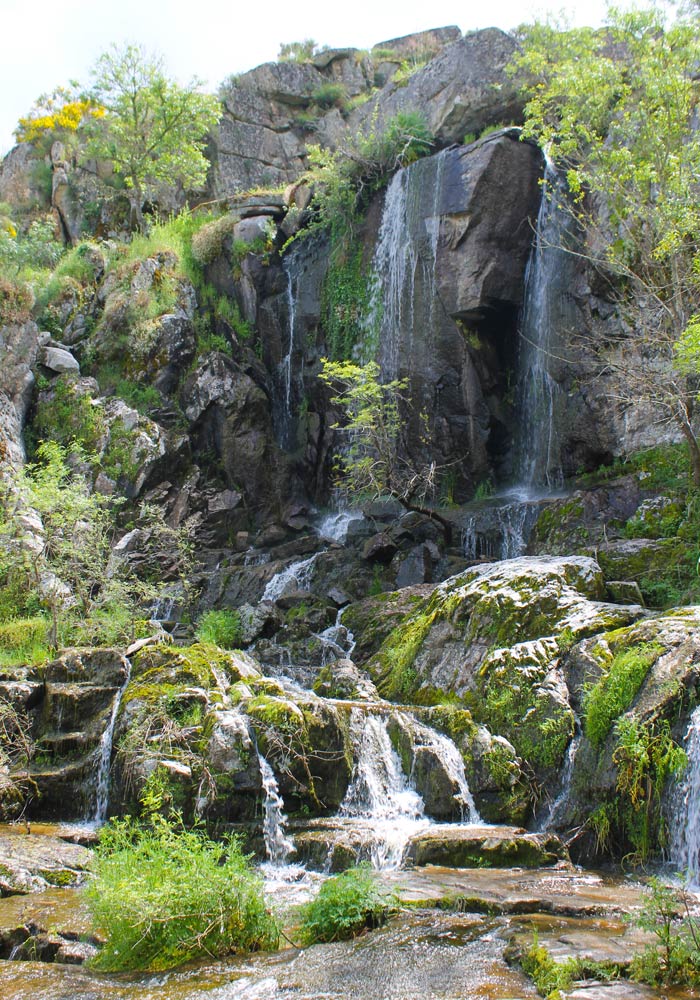 Vista de la Cascada de Abelón