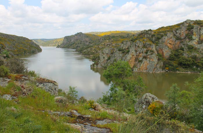 Vista del Duero desde la inmediaciones de la Cascada de Abelón
