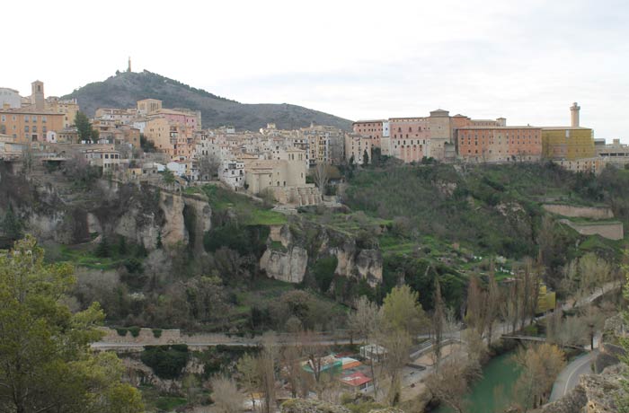 Vista del casco histórico de Cuenca ruta de la Hoz del Júcar