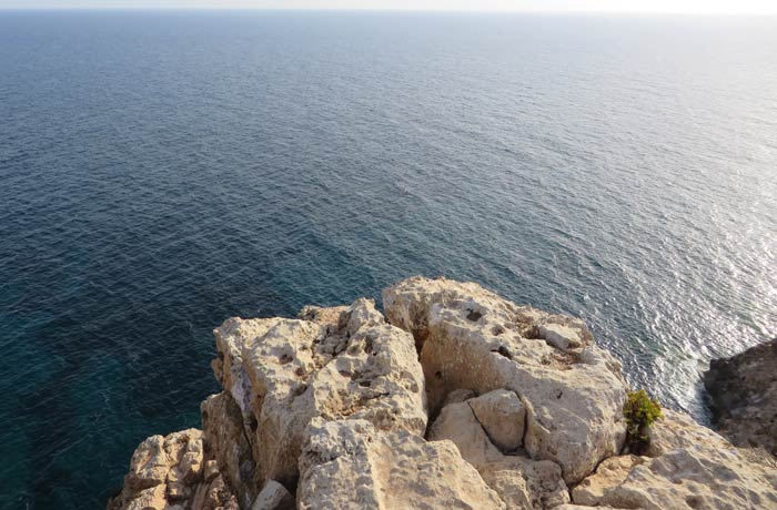 Acantilado del Cap de Barbaria que ver en Formentera