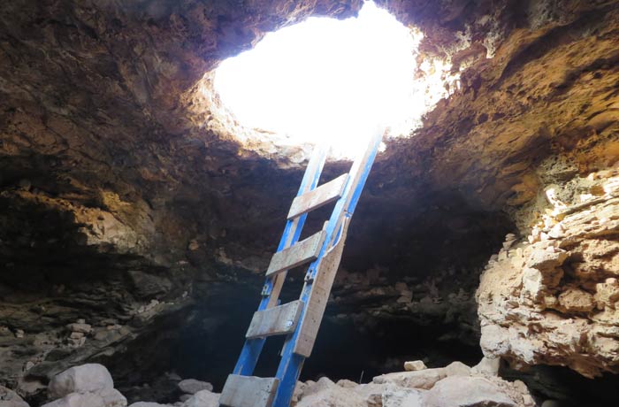 Cova foradada en el Cap de Barbaria que ver en Formentera