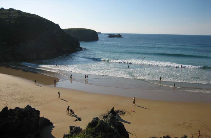 Otra vista de la playa de Troenzo
