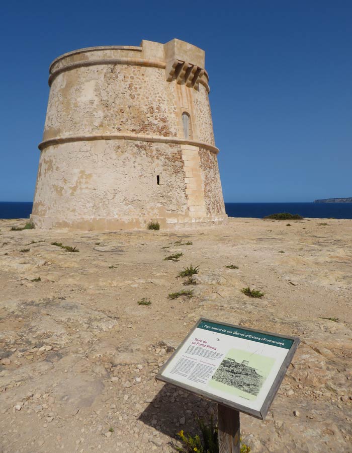 Torre de vigilancia de Punta Prima que ver en Formentera