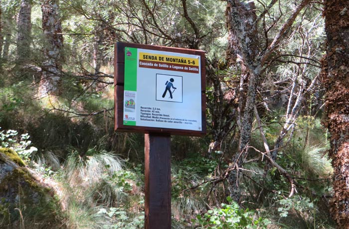 Unión de las rutas de la Cascada de Sotillo y la Laguna de Sotillo